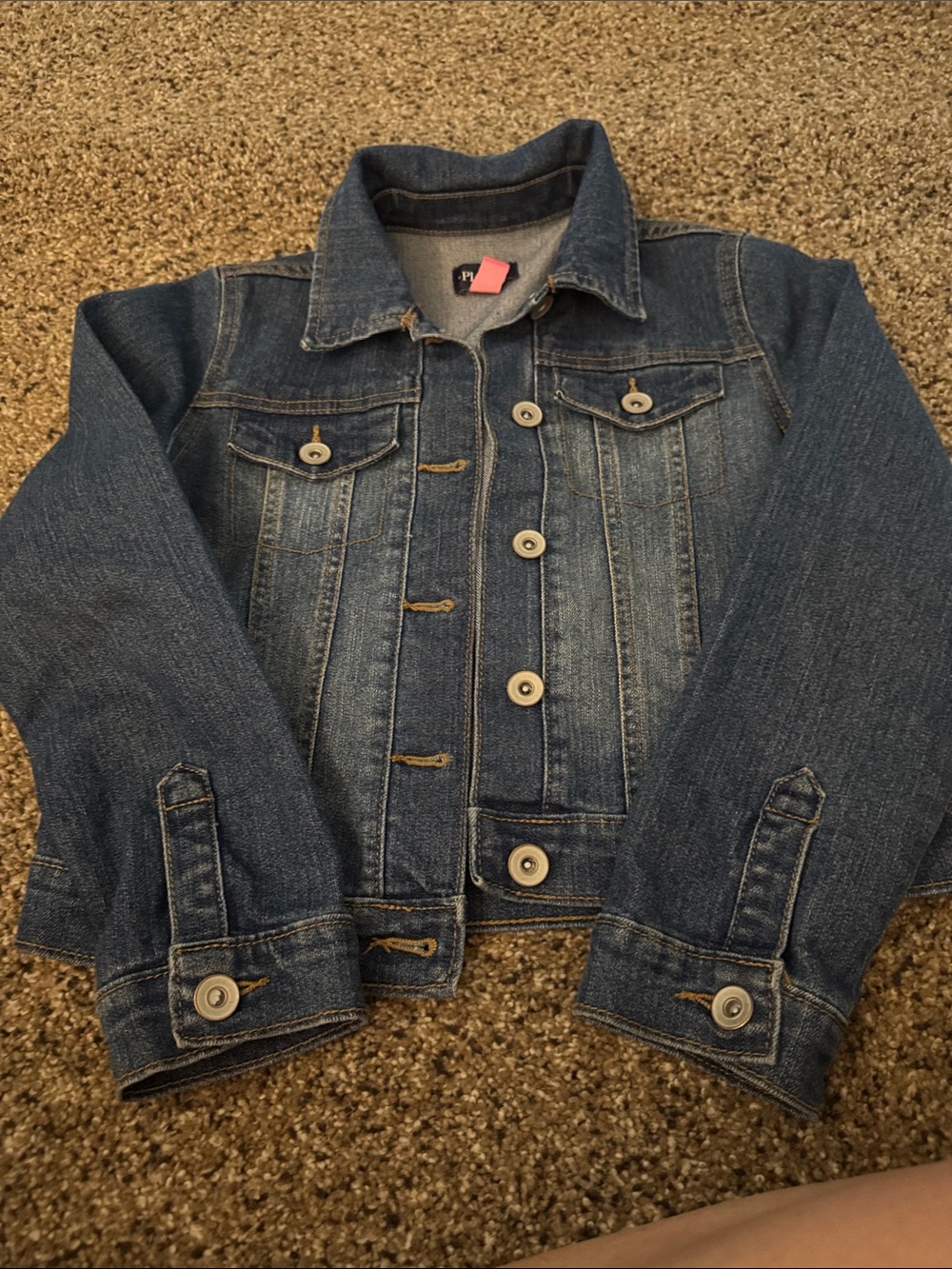 The Children's Place Dark Blue Denim Jean Jacket
